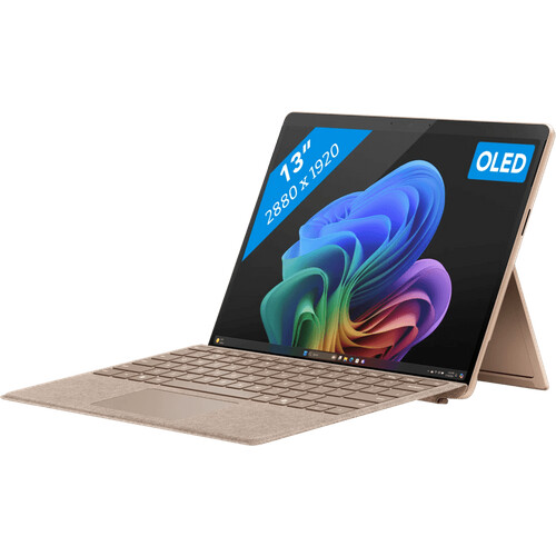 Tweedekans Microsoft Surface Pro 11 Snapdragon X Elite / 16GB / 512GB Dune (No charger) Tweedehands