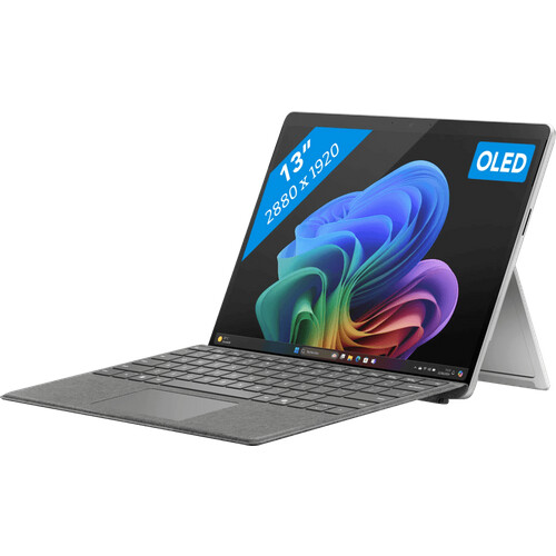 Tweedekans Microsoft Surface Pro 11 Snapdragon X Elite / 16GB / 512GB Platinum (No charger) Tweedehands