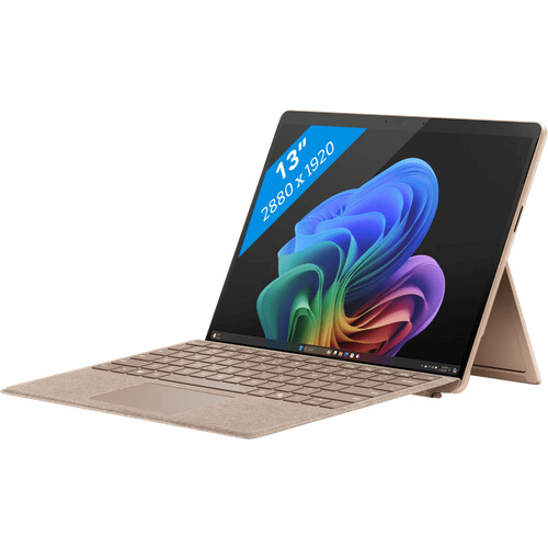 Tweedekans Microsoft Surface Pro 11 Snapdragon X Plus / 16GB / 512GB Dune (No charger) Tweedehands