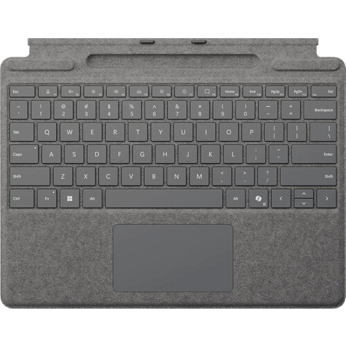 Tweedekans Microsoft Surface Pro 13 Inch Type Cover met penopslag Platina Qwerty Tweedehands