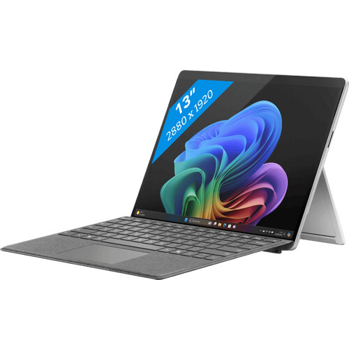 Tweedekans Microsoft Surface Pro 13'' Snapdragon X Plus / 16GB / 256GB Platinum Tweedehands