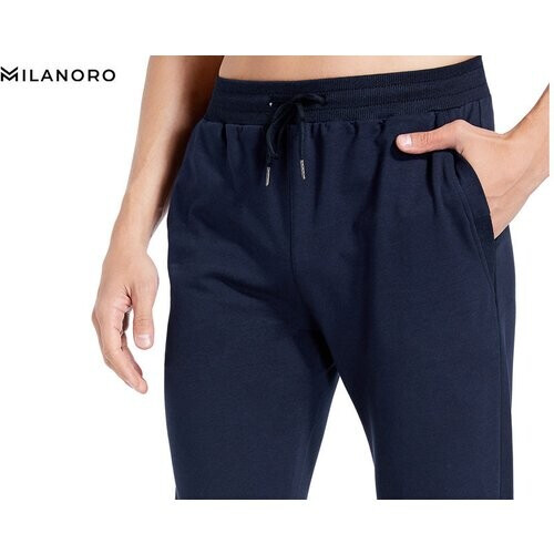 Tweedekans Milanoro Comfortabele en ultrazachte joggingbroeken - 2 pack - Marineblauw & Antraciet - Maat XL Tweedehands