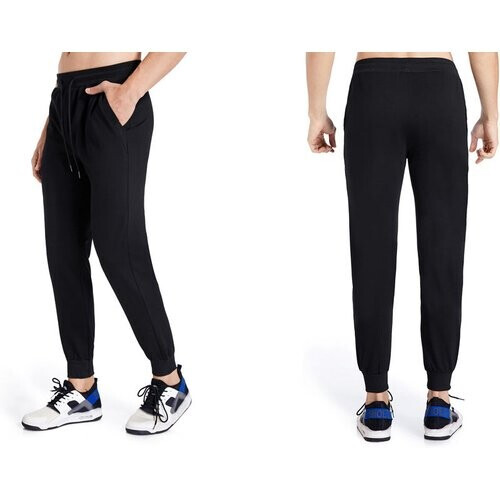 Tweedekans Milanoro Comfortabele en ultrazachte joggingbroeken - 2 pack - Zwart & Lichtgrijs - Maat XL Tweedehands