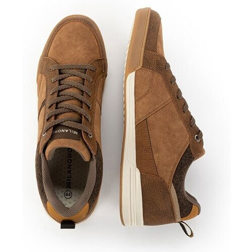 Tweedekans Milanoro - Comfortabele sneakers voor heren - Cognac - Maat 42 Tweedehands