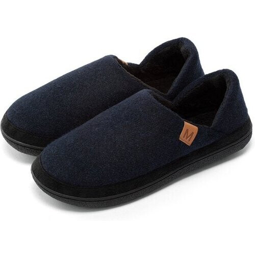 Tweedekans Milanoro - Comfortabele, warme herenpantoffels - Navy - 39-40 Tweedehands