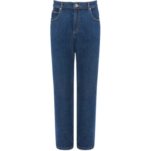 Tweedekans Milanoro Herenjeans – Donkerblauw – W38 L32 – Comfortabele Straight Fit met Stretch Tweedehands