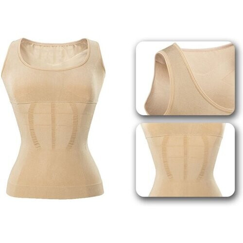 Tweedekans Milanoro Ondershirt voor Dames – Figuurcorrigerend & Rugondersteunend – Maat XL – Nude Tweedehands