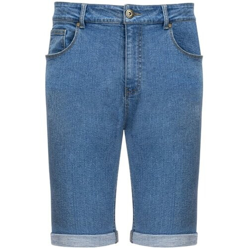 Tweedekans Milanoro - Stijlvolle jeansshort voor mannen - Lichtblauw - M Tweedehands