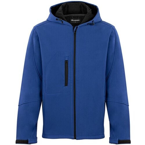 Tweedekans Milanoro - Wind- en waterdichte jasjes - Jas met kap - Koningsblauw - M Tweedehands