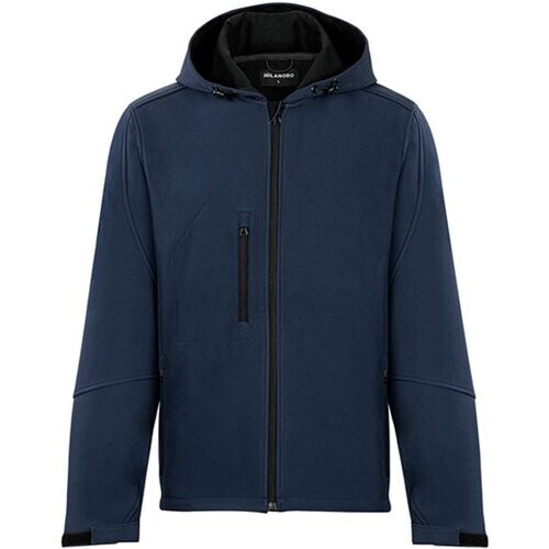 Tweedekans Milanoro - Wind- en waterdichte jasjes - Jas met kap - Navy - L Tweedehands