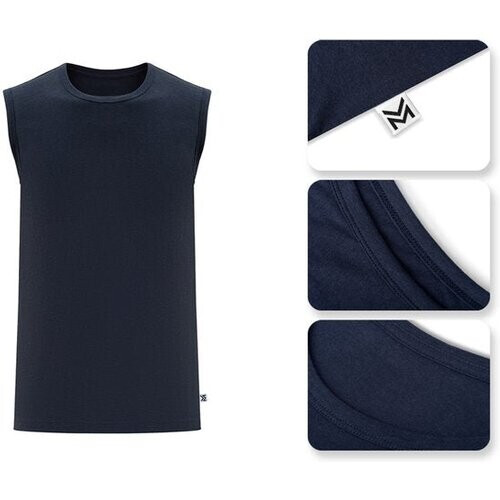 Tweedekans Milanoro - XL - Mouwloos T-shirt - Donkerblauw Tweedehands