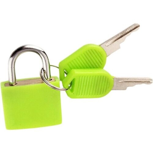Tweedekans Mini Hangsloten – Set van 2 – Groen – 3 x 2,3 cm – Sterk en Veilig voor Kluisjes, Rugzakken en Tassen Tweedehands