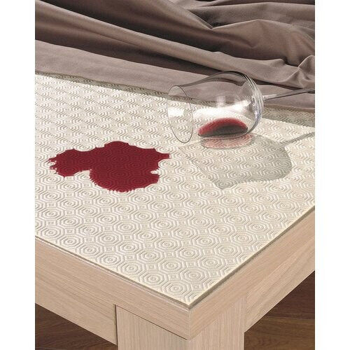 Tweedekans Mistral Home Tafelbeschermer - Gommtex - 110x110 cm - Wit Tweedehands