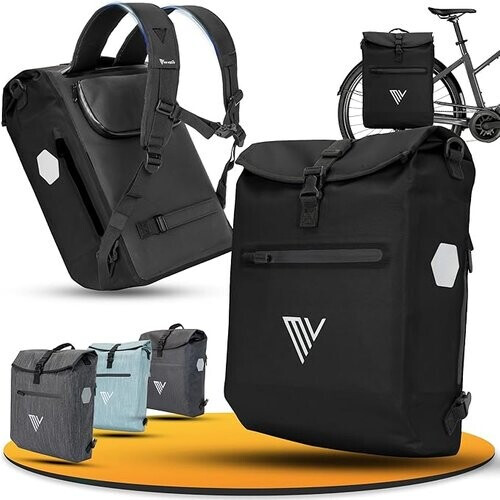 Tweedekans MIVELO Fietstas - 3-in-1 - Rugzak - Bagagedrager Tas - Waterdicht - Laptopvak - 20L Tweedehands