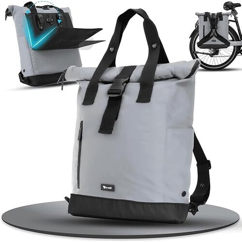 Tweedekans MIVELO Fietstas & Rugzak – Waterafstotend & 22 liter – Reflecterend Tweedehands