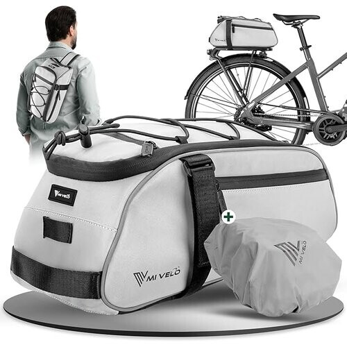 Tweedekans MIVELO Fietstas – Waterdicht & Volledig Reflecterend – 9 liter – Reflecterend Tweedehands