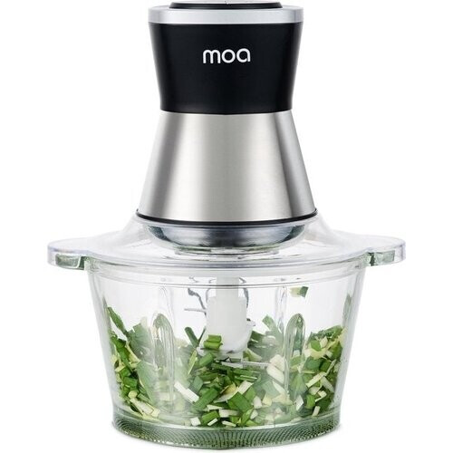 Tweedekans MOA Hakmolen XL - Food Chopper - 2 liter glazen kom - 4 messen - FC360 Tweedehands