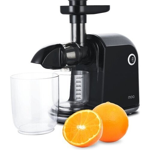 Tweedekans MOA Horizontale Slowjuicer - Voor Groente en Fruit - Droge pulp - 700 ml - Zwart - SJ15G Tweedehands