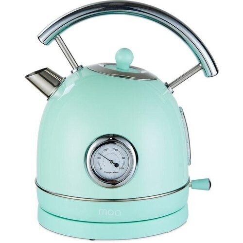 Tweedekans MOA Waterkoker Retro - 1.8L - RVS - BPA vrij - 2200W - 21.30x21.40x28.60 cm - Pastel Groen Tweedehands