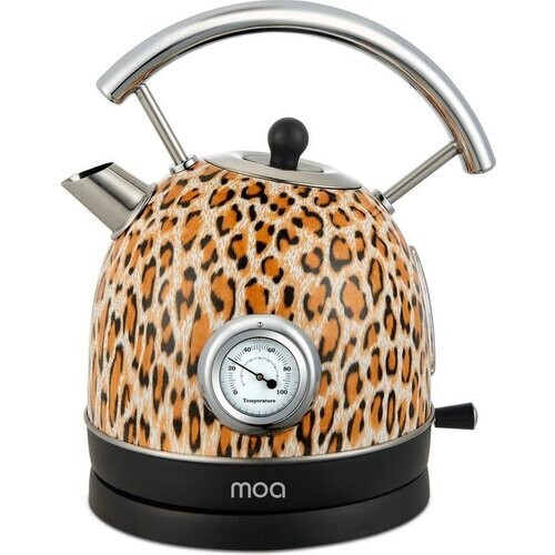 Tweedekans MOA Waterkoker Retro - 1.8L - RVS - BPA vrij - 2200W - 275x23.50x19.50 cm - Panterprint Tweedehands