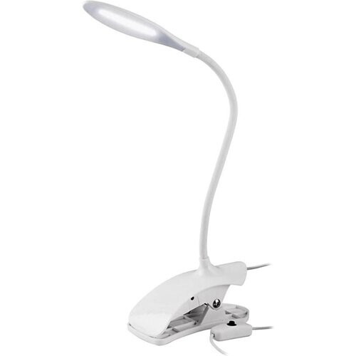 Tweedekans Moderne LED lamp met Klemspot 230x410mm Wit – USB, 4,8W Tweedehands