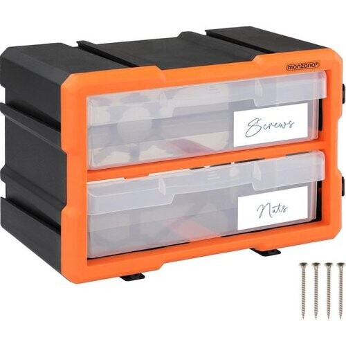 Tweedekans Monzana Assortimentsdoos met Vakken Uitbreidbaar Gereedschapskist – 4 Vakken Tweedehands