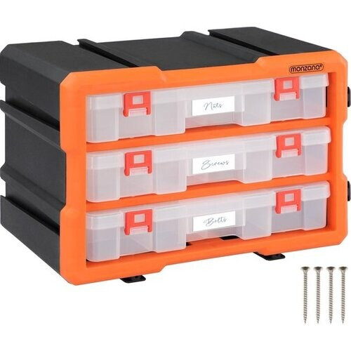 Tweedekans Monzana Assortimentsdoos met Vakken Uitbreidbaar Gereedschapskist – 36 Vakken Tweedehands