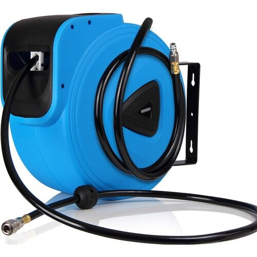 Tweedekans Monzana Automatische Persluchtslanghaspel - 30m - 1/4" Aansluiting Tweedehands