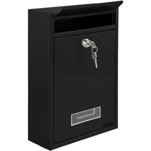 Tweedekans Monzana Brievenbus zwart 32x22x9cm Tweedehands