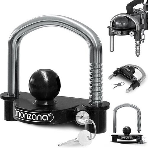 Tweedekans Monzana Disselslot - Verchroomd Staal incl. 2 Sleutels - Zwart Tweedehands