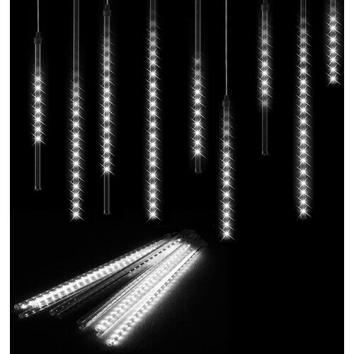 Tweedekans Monzana ijspegelverlichting 480 LED - Geschikt voor binnen & buiten 360cm - Koel wit Tweedehands