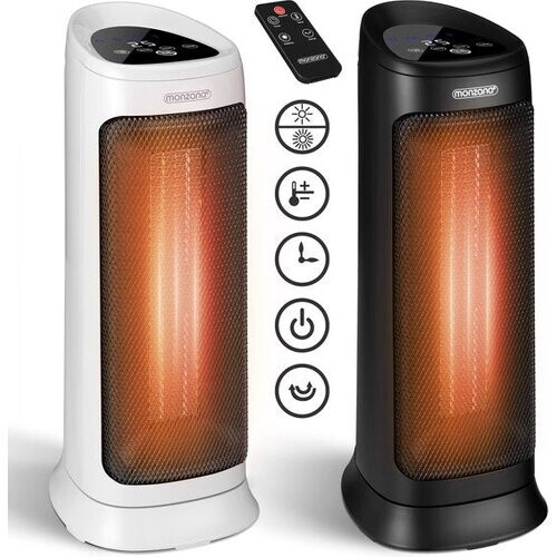 Tweedekans Monzana Keramische Ventilatorkachel - 2000W 4 Standen – Wit Tweedehands