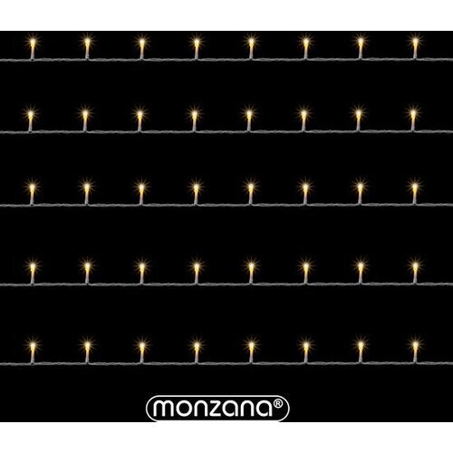 Tweedekans Monzana Lichtsnoer 400 LEDS – Afstandsbediening Timer – Warm Wit Tweedehands