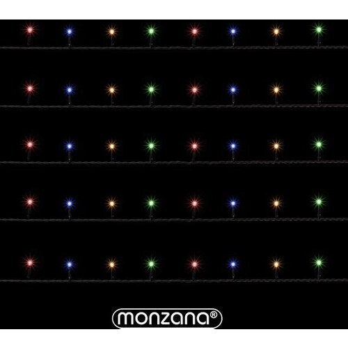 Tweedekans Monzana Lichtsnoer 600 LEDS – Afstandsbediening Timer – Multicolor Tweedehands