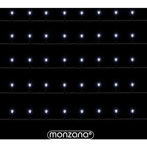 Tweedekans Monzana Lichtsnoer Kerst 200 LED´S - IP44 20m - Koud Wit Tweedehands