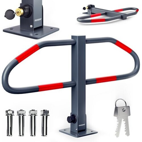 Tweedekans Monzana Parkeerbeugel - incl. Sleutel - Voetstuk Tweedehands