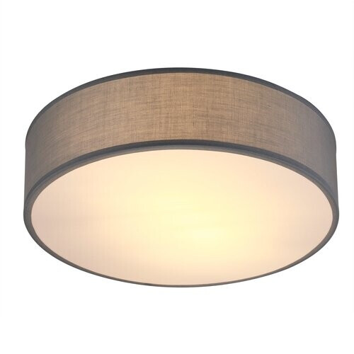 Tweedekans Monzana Plafondlamp - Grijs - Stof - Ø38cm Tweedehands