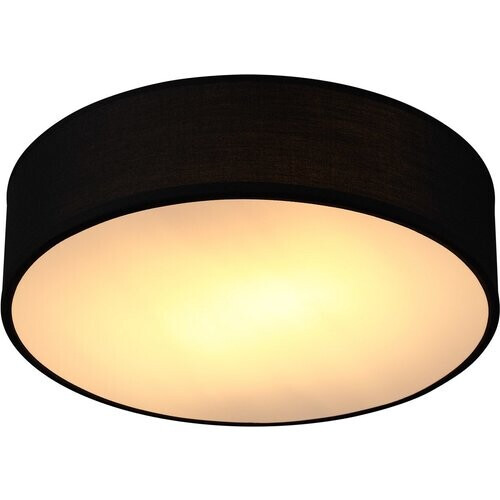Tweedekans Monzana Plafondlamp Zwart Stof Ø38cm Tweedehands