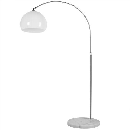 Tweedekans Monzana - Staande booglamp - Vloerlamp - MET Marmeren Voet - In Hoogte Verstelbaar - 220 cm Tweedehands