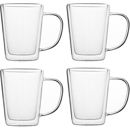 Tweedekans Monzana Theeglazen - Set van 4 Elk 250ml - Dubbelglas Tweedehands