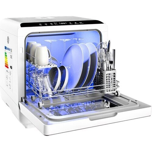 Tweedekans MONZANA Vaatwasser – 6 Programma’s & 4,5 l Reservoir – 840 W – 46 x 45 x 44 cm – Wit Tweedehands