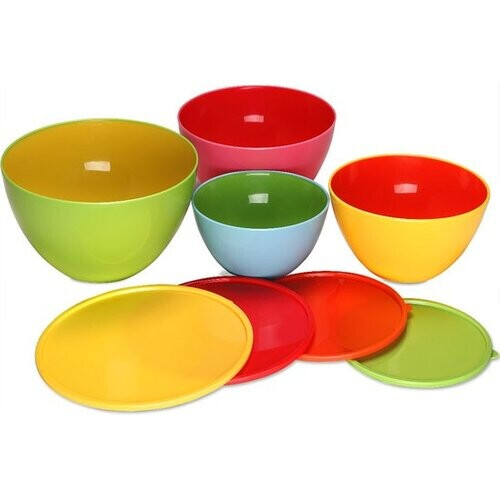 Tweedekans Monzana Vershoudbakjes - Set van 4 Maten 900ml tot 4000ml - BPA vrij Tweedehands