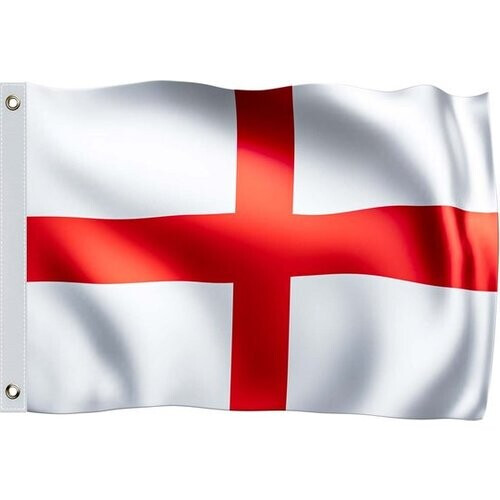 Tweedekans Monzana Vlag Engeland - Metalen Ringen - 150x90cm - Polyester Tweedehands