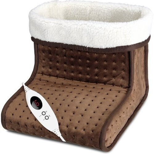 Tweedekans MONZANA Voetenwarmer - Elektrisch 6 Temperatuurstanden Timer - Bruin Tweedehands