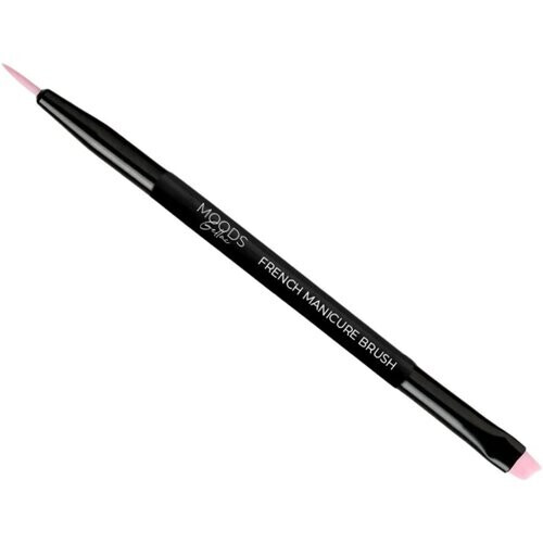 Tweedekans Moods Gellac French Manicure Brush nail art penseel – french manicure lijnen – 8 cm – zwart Tweedehands