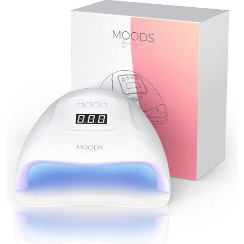 Tweedekans Moods Gellac Professionele Luxe UV Nagellamp - Nageldroger - Bedienbaar met Knoppen - Krachtige LED Lamp - Wit Tweedehands