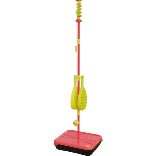 Tweedekans Mookie All Surface Classic Swingball - Kunststof - 48.30x41.50x11.10cm - Rood/Groen Tweedehands
