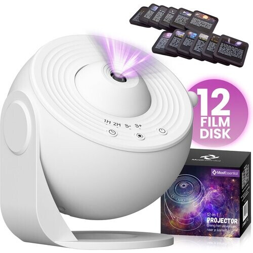 Tweedekans MostEssential Premium 12-in-1 Projectorlamp - 3000 lm - USB - White Edition Tweedehands