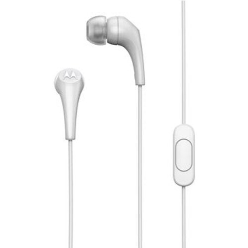 Tweedekans Motorola Earbuds2 oortjes - wit - in-ear - geluidsisolatie - ingebouwde microfoon Tweedehands
