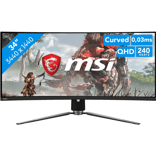 Tweedekans MSI MPG 341CQPX QD-OLED Curved Tweedehands